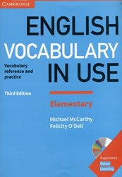 تصویر  English vocabulary in use elementary (third edition) with CD