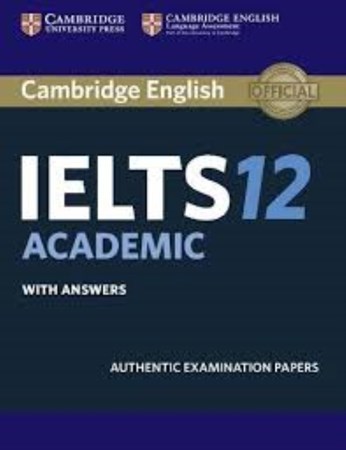 تصویر  Cambridge english ielts academic 12 with CD