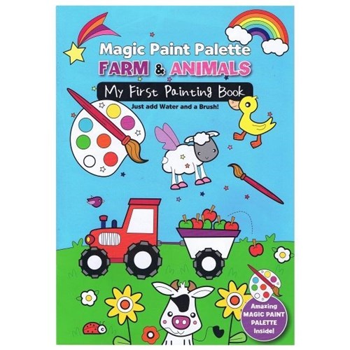 تصویر  Magic Paint Palette Farm and Animals