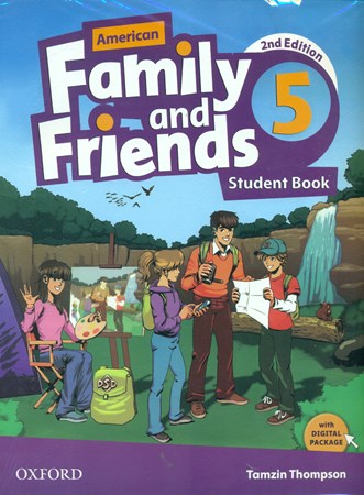 تصویر  American Family and Friends 5 SB and WB (second edition) with CD)