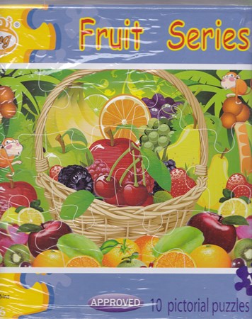 تصویر  پازل کیفی 10 قطعه Fruit series