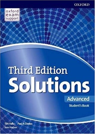 تصویر  Solutions advanced sb and wb with cd