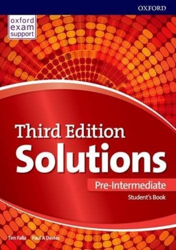 تصویر  Solutions  pre Intermediate wb and sb with cd