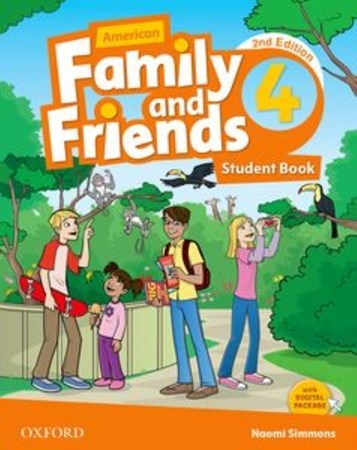 تصویر  American Family and Friends 4 SB and WB- second edition