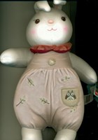 تصویر  عروسك خرگوش تپل مپل كوچك 4 رنگ (1403)