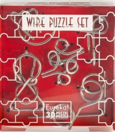 تصویر  Eureka wire puzzle set red 473348