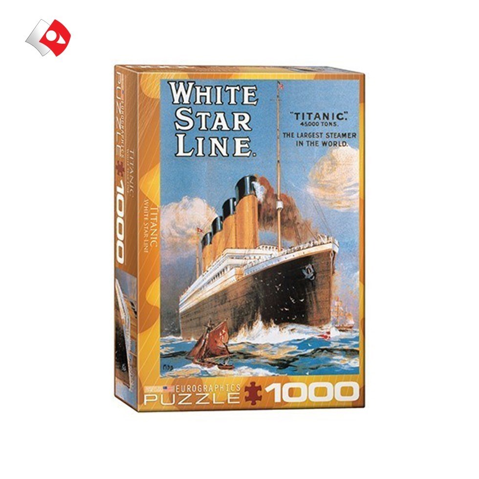 تصویر  پازل یوروگرافیکس 1000 تکه طرح Titanic کد 60001333