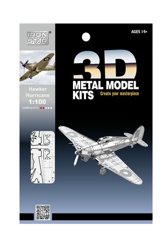 تصویر  Hawker Hurricane (3D metal model kits  D11115)