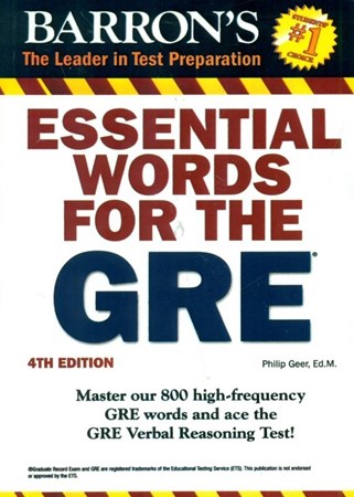تصویر  barrons essential words for the GRE (fourth edition) with CD