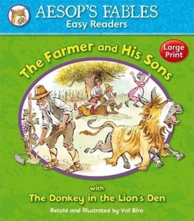 تصویر  The Farmer and His Sons and The Donkey in the Lion s Skin