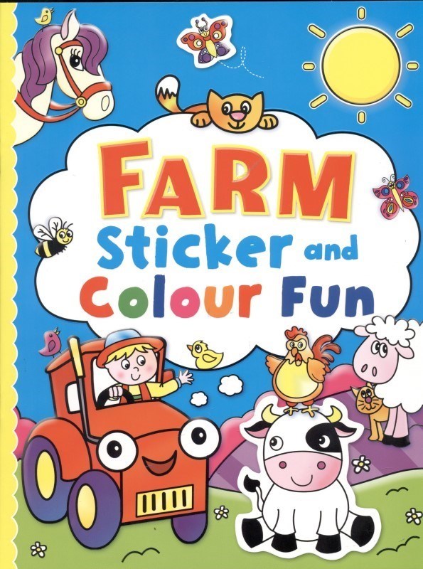 تصویر  Farm Sticker and Colour Fun Book 1