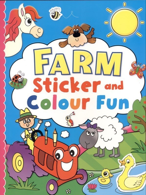 تصویر  Farm Sticker and Colour Fun Book 2