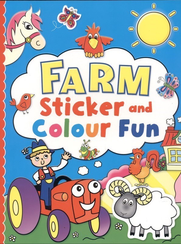 تصویر  Farm Sticker and Colour Fun Book 4