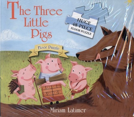 تصویر  Three Little Pigs Floor Puzzle