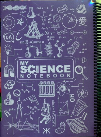 تصویر  دفتر رحلی 160 برگ My science