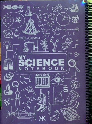 تصویر  دفتر رحلی 160 برگ My science