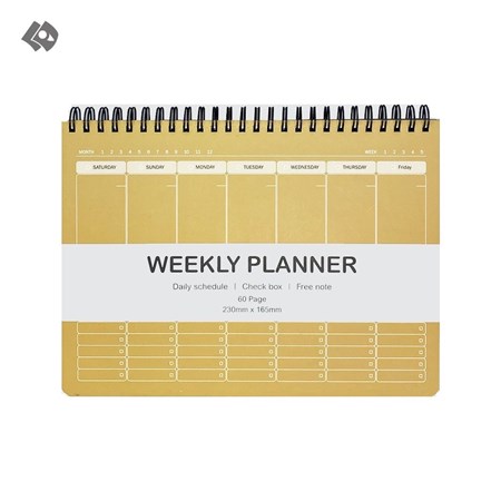 تصویر  دفتر پلنر و تودولیست هفتگی (weekly planner ) کد 139