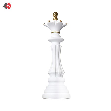 تصویر  تندیس وزیر شطرنج سفید