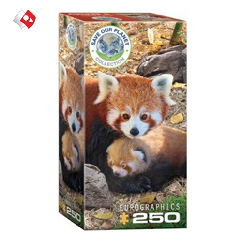 تصویر  پازل 250 تکه 82515557 Red pandas