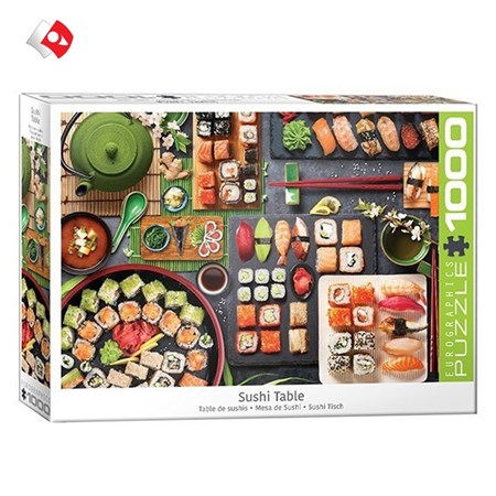 تصویر  پازل یوروگرافیکس 1000 تکه طرح Sushi Table کد60005618
