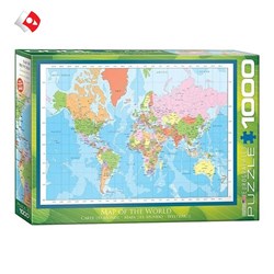 تصویر  پازل 1000 تكه 60001271 Map of The World