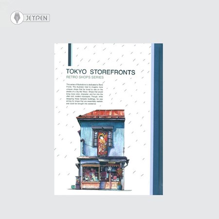تصویر  دفتر یادداشت همیشه مدل Tokyo Storefronts کد 119