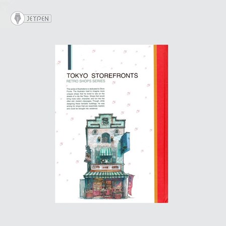 تصویر  دفتر یادداشت همیشه مدل Tokyo Storefronts کد 140