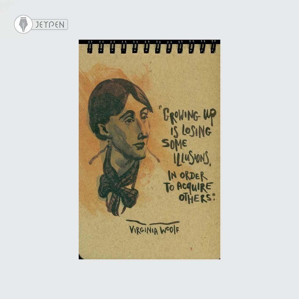 تصویر  دفتر یادداشت سری WRITER همیشه (VIRGINIA WOOLF)