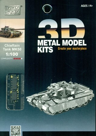 تصویر  Chieftain Tank Mk50 (3D metal model kits I21142)