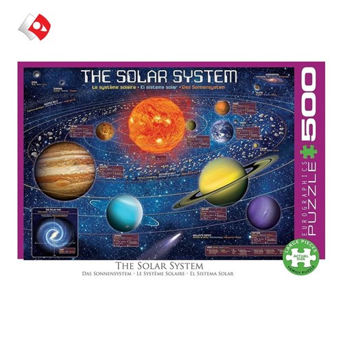 تصویر  پازل یوروگرافیکس 500 تکه طرح  The Solar System کد65005369