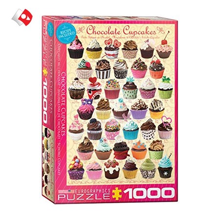 تصویر  پازل یوروگرافیکس 1000 تکه طرح Cupcake Celebration کد60000586