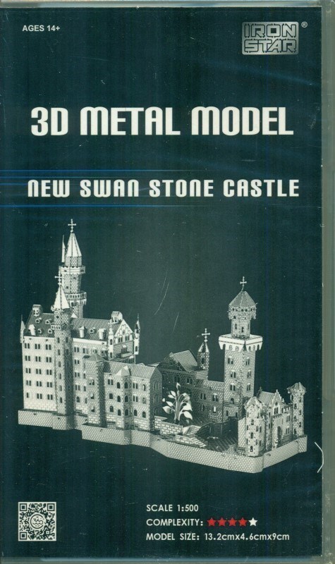 تصویر  New Swan Stone Castle (3D metal model B22240)