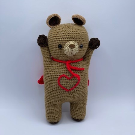 تصویر  عروسک خرس فلبی (می تو یو)