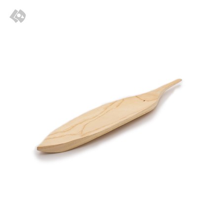تصویر  جاعودی چوبی مدل برگ با چوب توسکا مدل S