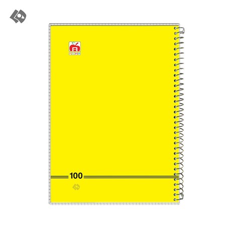 تصویر  دفتر نهال 100 برگ سیمی زرد (7184)
