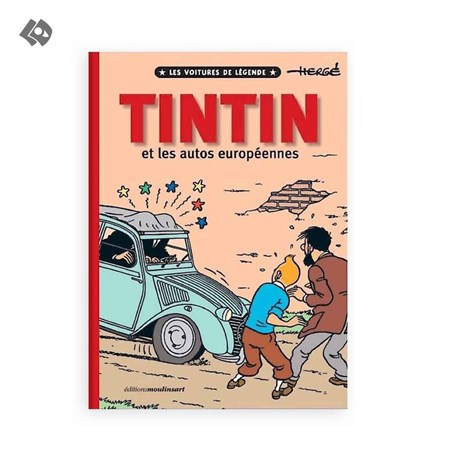 تصویر  کتاب اورجینال Tin Tin Et Les Autos Europeennes