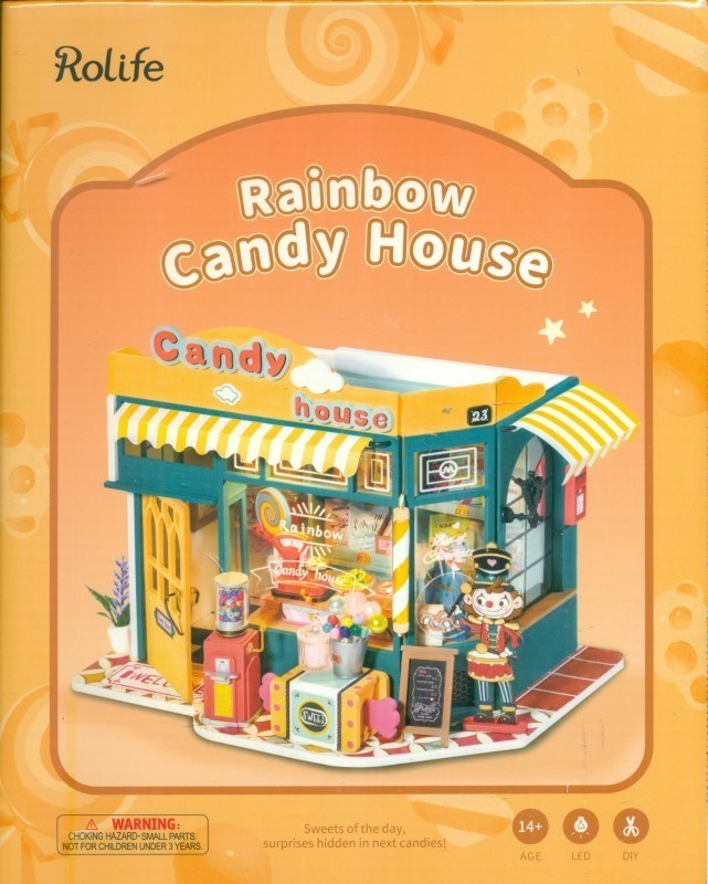 تصویر  خانه مینیاتوری روبوتایم طرح Rainbow Candy Shop کد DG158