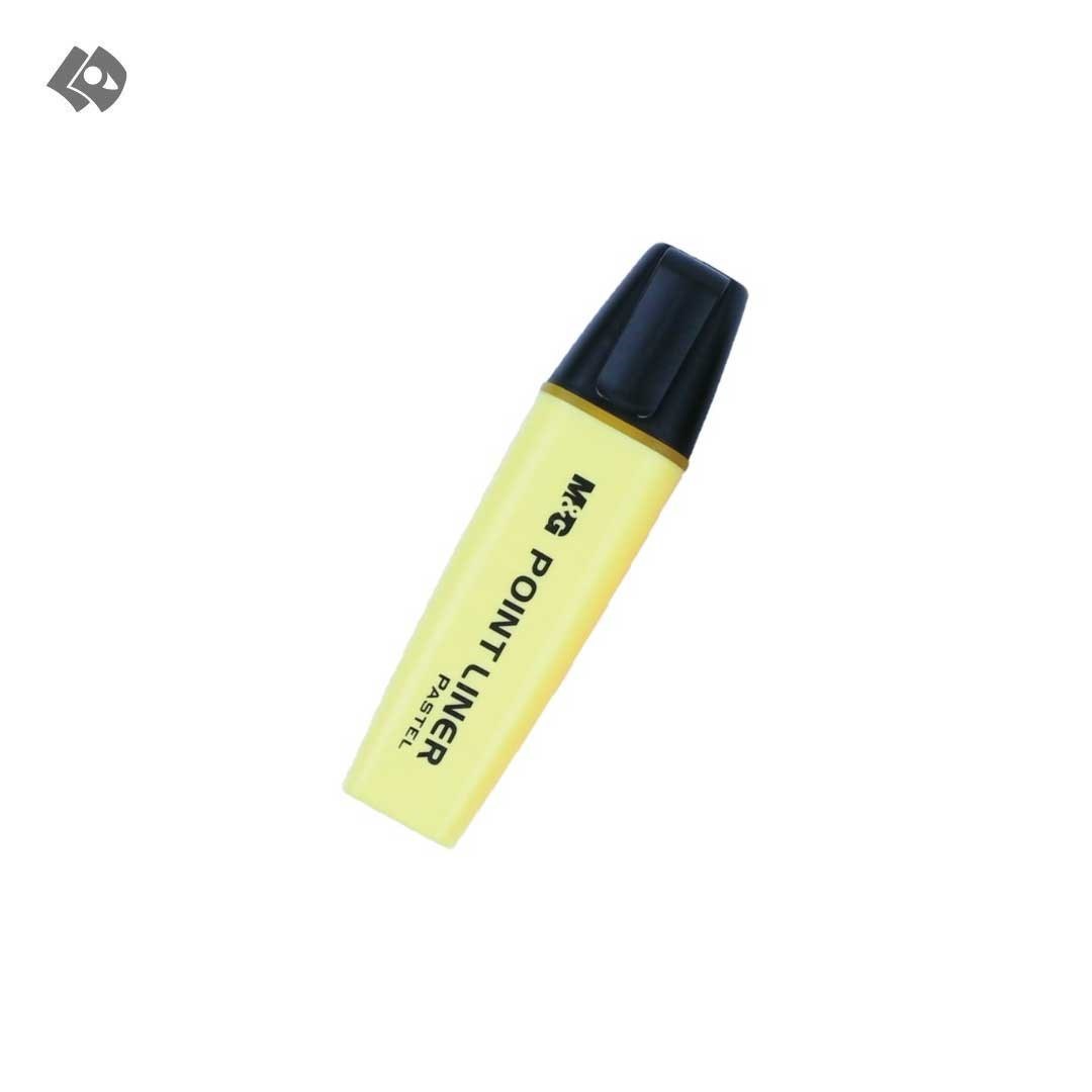 تصویر  هایلایتر پاستلی زرد شیری مدل Point Liner کد AHM21578
