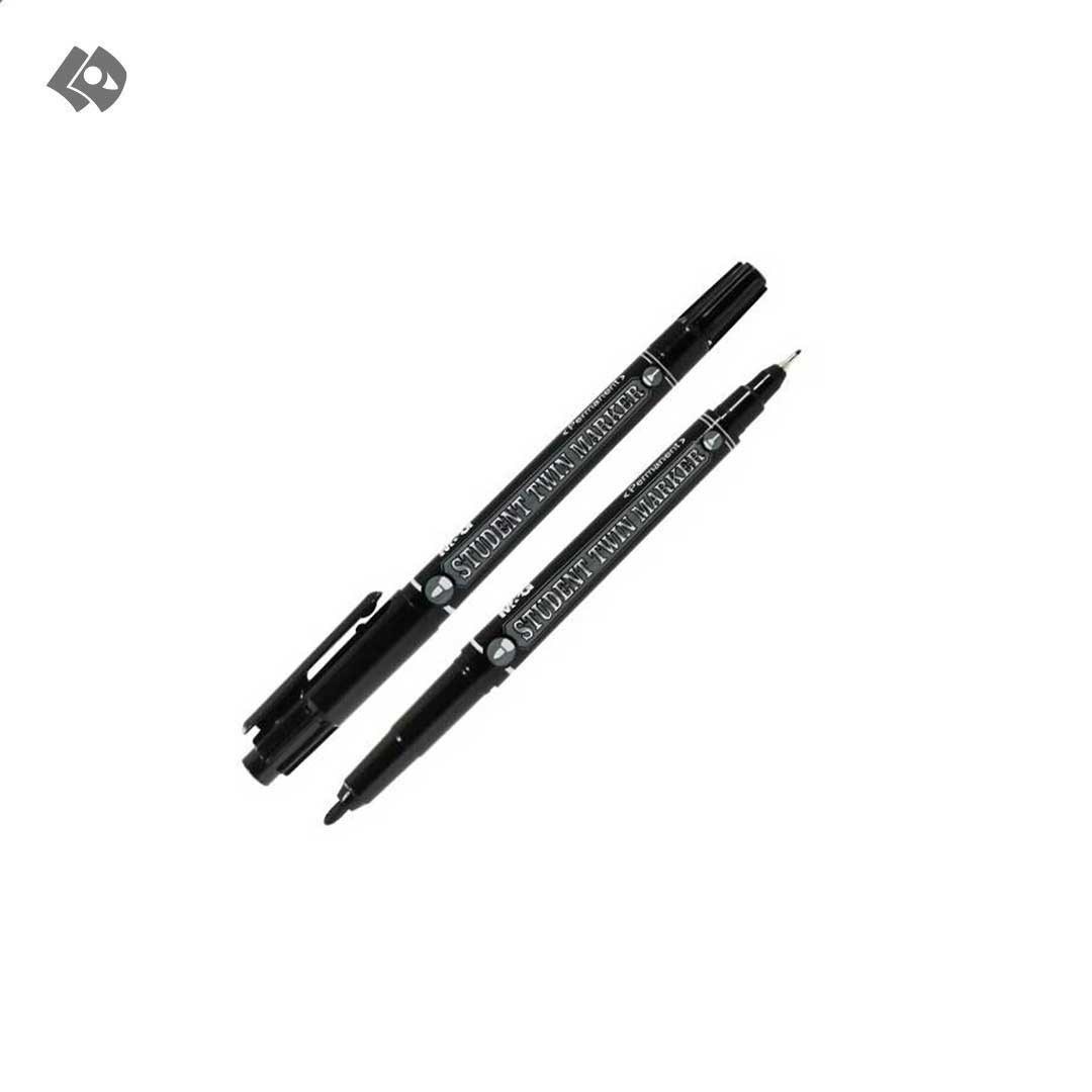 تصویر  ماژیک 2 سر مشکی کد APMV7471