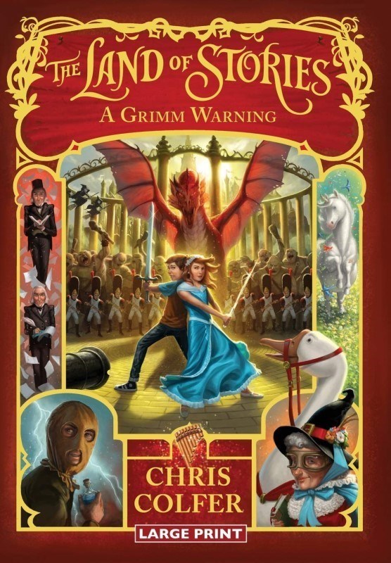 تصویر  A Grimm Warning (The Land Of Stories 3)