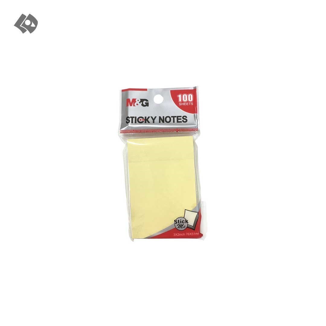 تصویر  استیکی نوت 100 برگ زرد کد YS66