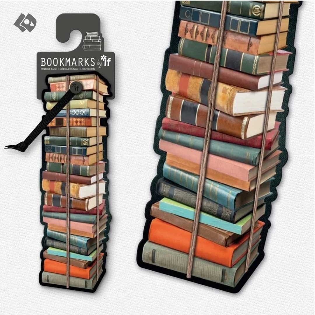 تصویر  بوک مارک If مدل Pile of Books کد 15205