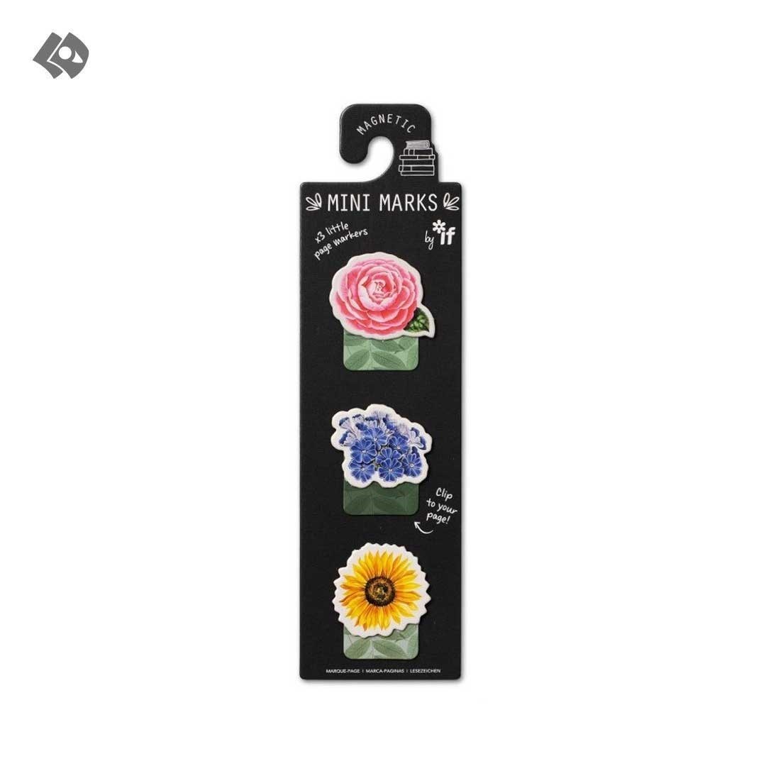 تصویر  مینی بوک مارک مغناطیسی If مدل Flowers کد 15909
