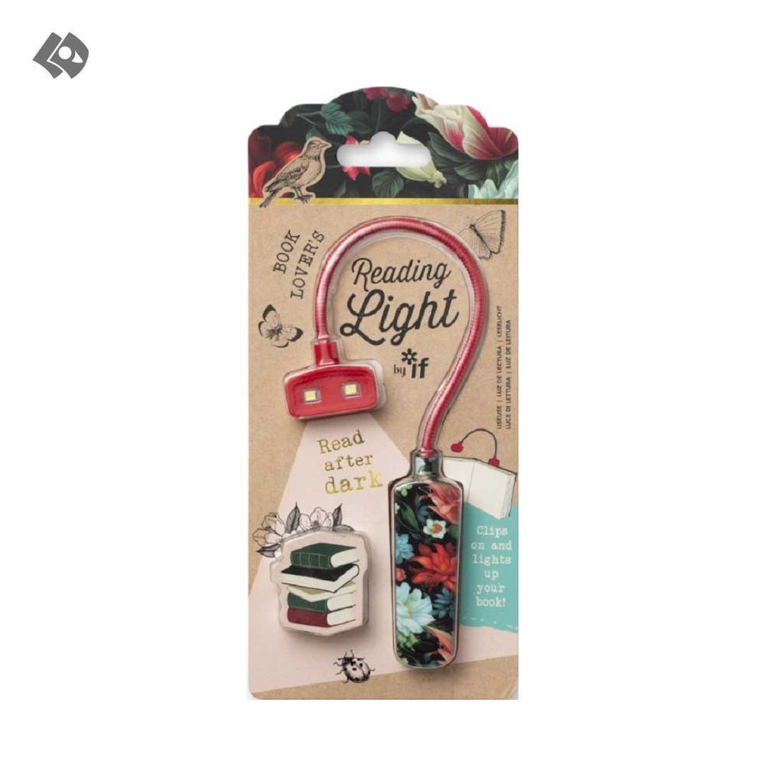 تصویر  چراغ مطالعه عاشقان کتاب IF مدل Dark Floral کد 21103