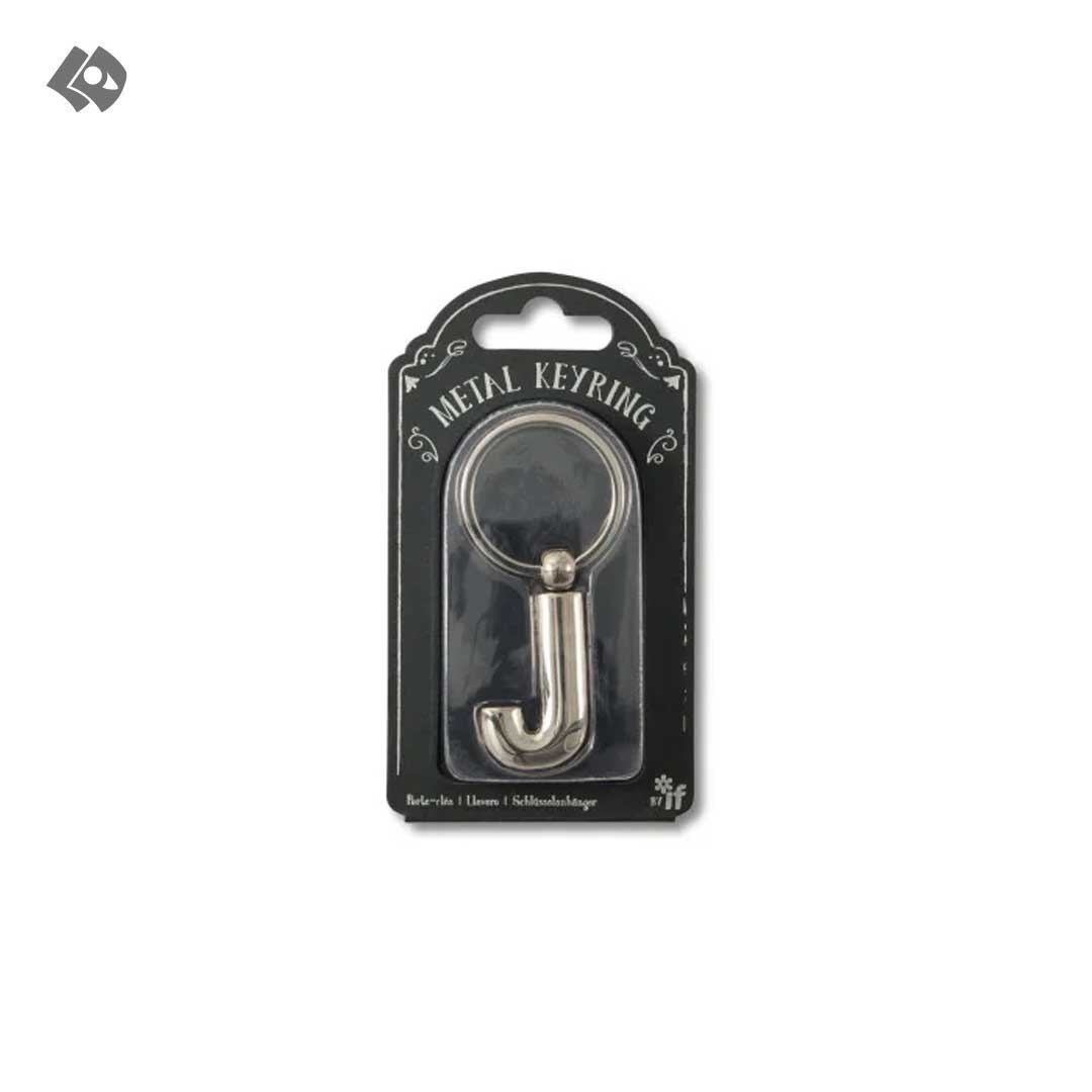 تصویر  جاکلیدی فلزی حروف IF طرح J کد 47410