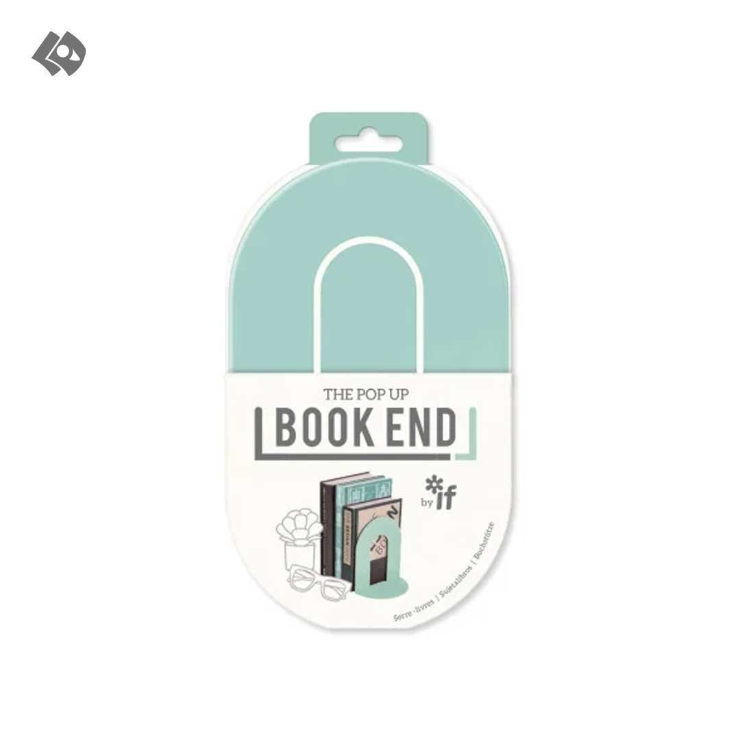تصویر  نگهدارنده کتاب IF رنگ نعنایی کد 93008