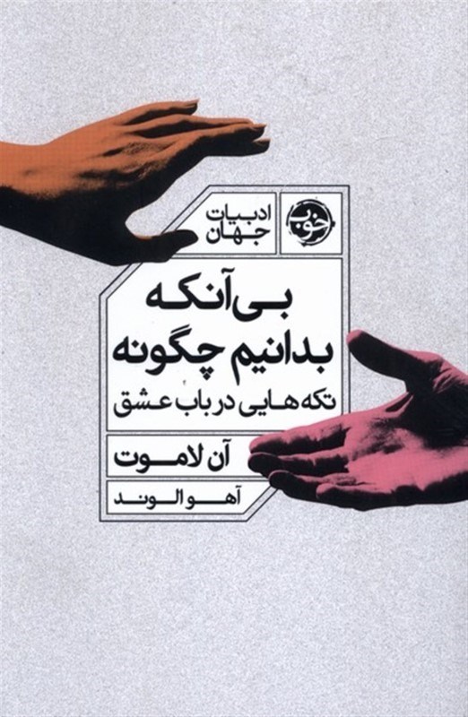 تصویر  بی آنکه بدانیم چگونه (تکه هایی در باب عشق)