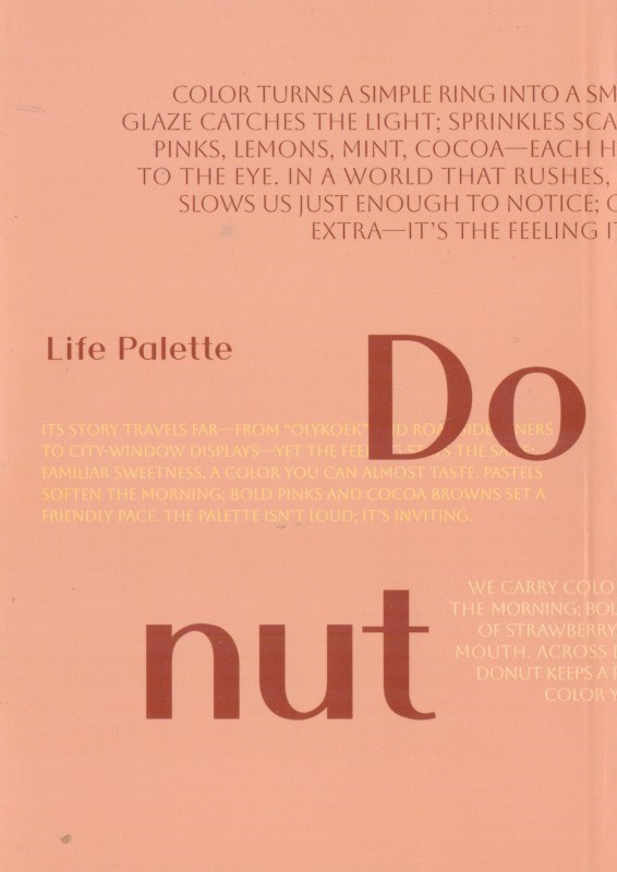 تصویر  دفتر یادداشت همین مدل Life طرح Donut