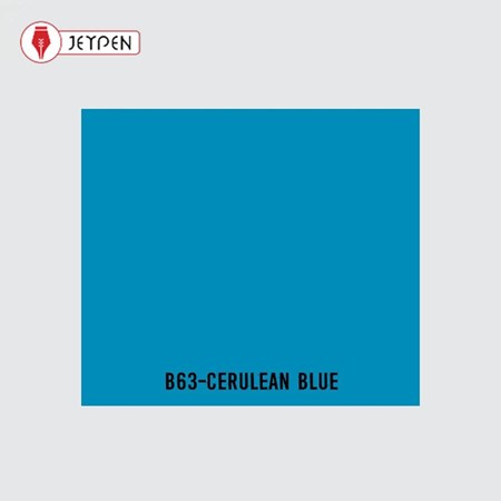 تصویر  ماژیک راندو تاچ بدنه مشکی رنگ آبی سرولیئن کد B63