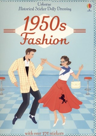 تصویر  Historical Sticker Dolly Dressing 1950s Fashion